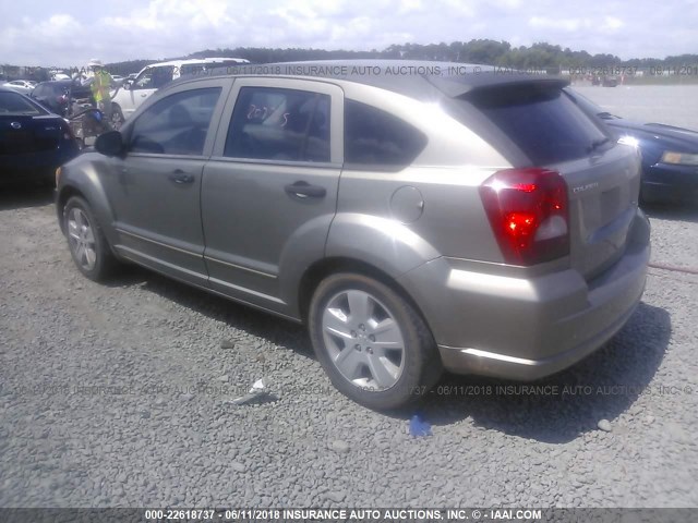 1B3HB48BX7D115753 - 2007 DODGE CALIBER SXT GOLD photo 3