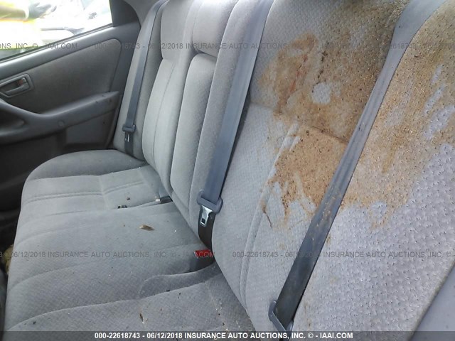 4T1BG22K9YU756716 - 2000 TOYOTA CAMRY CE/LE/XLE 黑色 照片 8