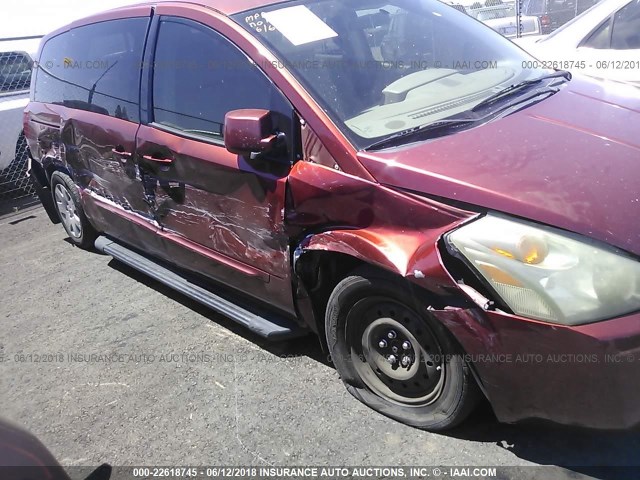 5N1BV28U04N334403 - 2004 NISSAN QUEST S/SE/SL RED photo 6