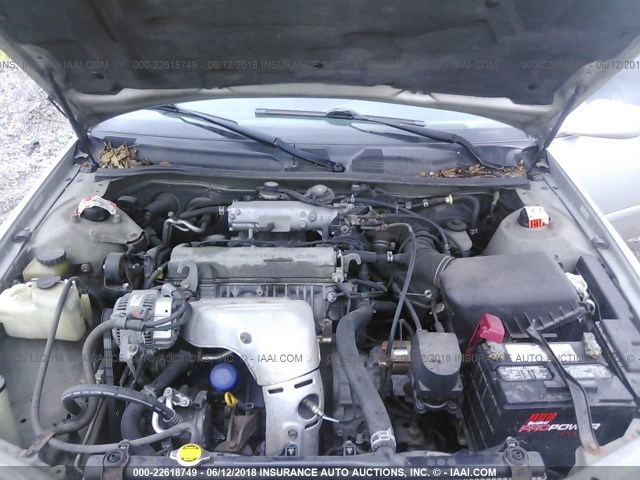 4T1BG22K01U111054 - 2001 TOYOTA CAMRY CE/LE/XLE SILVER photo 10