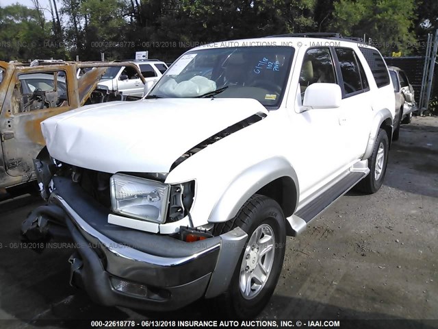 JT3HN86R810360342 - 2001 TOYOTA 4RUNNER SR5 WHITE photo 2