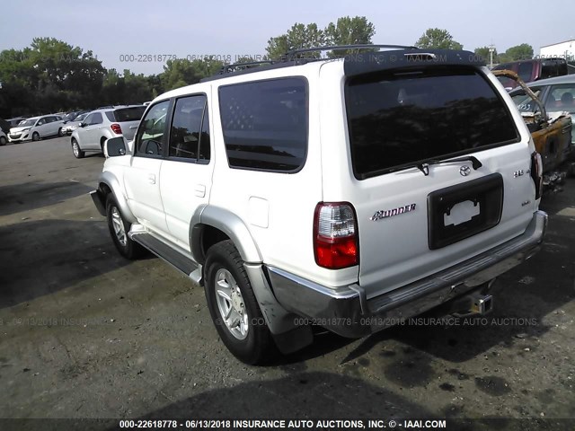 JT3HN86R810360342 - 2001 TOYOTA 4RUNNER SR5 WHITE photo 3