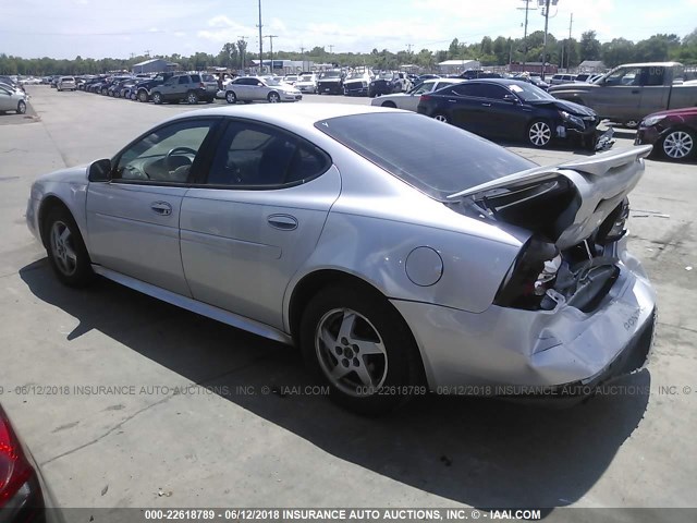 2G2WS522341175681 - 2004 PONTIAC GRAND PRIX GT2 SILVER photo 3