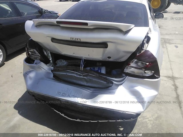 2G2WS522341175681 - 2004 PONTIAC GRAND PRIX GT2 ვერცხლისფერი ფოტო 6