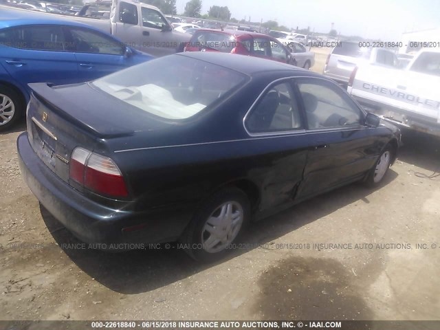 1HGCD7259TA004583 - 1996 HONDA ACCORD EX/EX-R GREEN photo 4