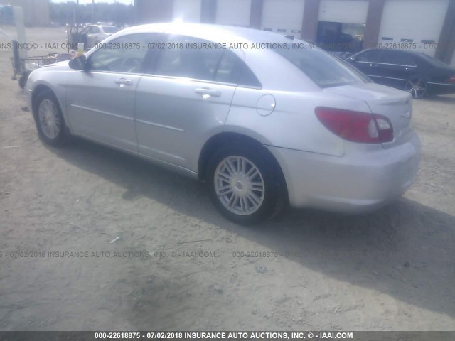 1C3LC56K88N201075 - 2008 CHRYSLER SEBRING TOURING SILVER photo 3