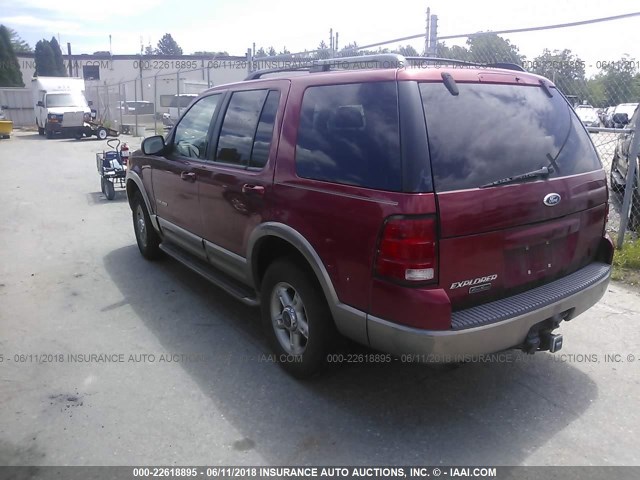 1FMZU74E12UC65849 - 2002 FORD EXPLORER EDDIE BAUER RED photo 3