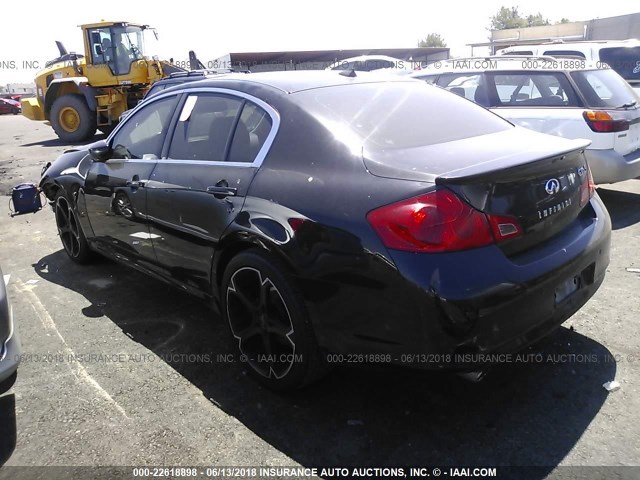 JN1CV6AR5CM670061 - 2012 INFINITI G37 BLACK photo 3