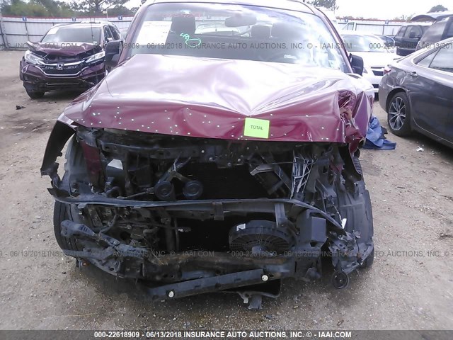 1N6BA06A27N244734 - 2007 NISSAN TITAN XE/SE/LE MAROON photo 6