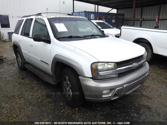 1GNDS13S832189950 - 2003 CHEVROLET TRAILBLAZER  WHITE photo 1