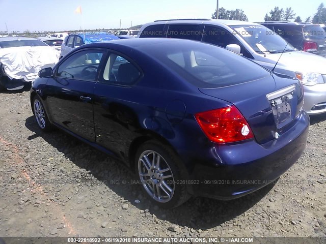 JTKDE177560122978 - 2006 TOYOTA SCION TC მუქი ლურჯი ფოტო 3
