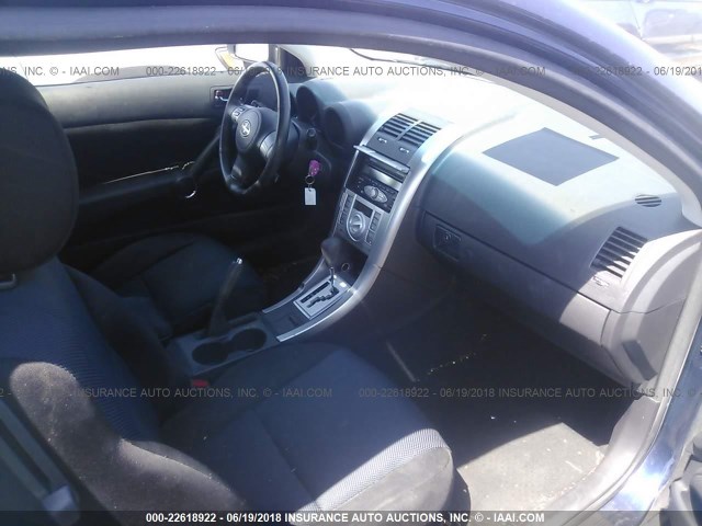 JTKDE177560122978 - 2006 TOYOTA SCION TC მუქი ლურჯი ფოტო 5