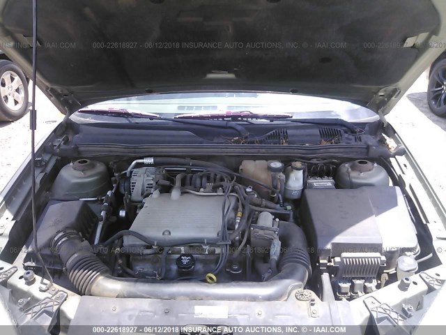 1G1ZT54874F146340 - 2004 CHEVROLET MALIBU LS GREEN photo 10