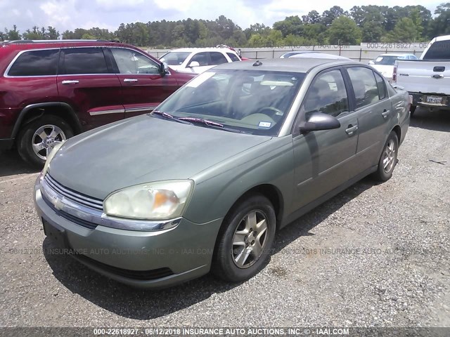 1G1ZT54874F146340 - 2004 CHEVROLET MALIBU LS GREEN photo 2