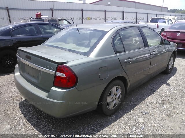 1G1ZT54874F146340 - 2004 CHEVROLET MALIBU LS GREEN photo 4