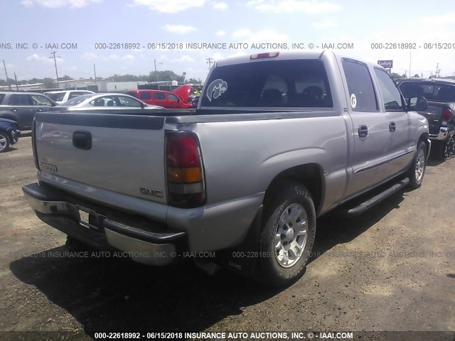 2GTEC13T251203525 - 2005 GMC NEW SIERRA C1500 SILVER photo 4