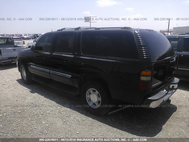 1GKFK16Z75J134753 - 2005 GMC YUKON XL K1500 BLACK photo 3