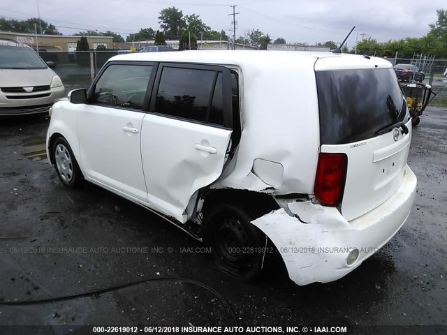 JTLKE50E381054731 - 2008 TOYOTA SCION XB თეთრი ფოტო 3