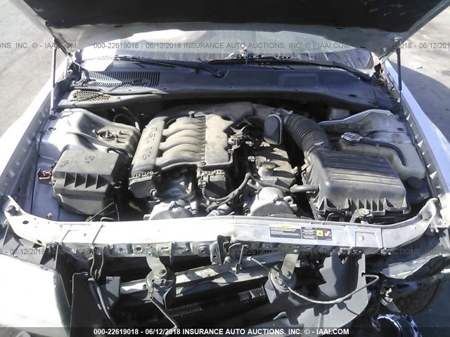 2C3KA53G06H183596 - 2006 CHRYSLER 300 TOURING ვერცხლისფერი ფოტო 10