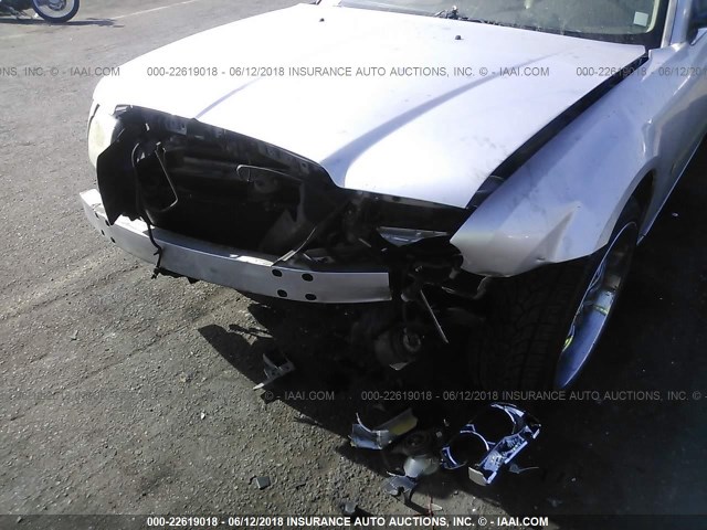 2C3KA53G06H183596 - 2006 CHRYSLER 300 TOURING ვერცხლისფერი ფოტო 6