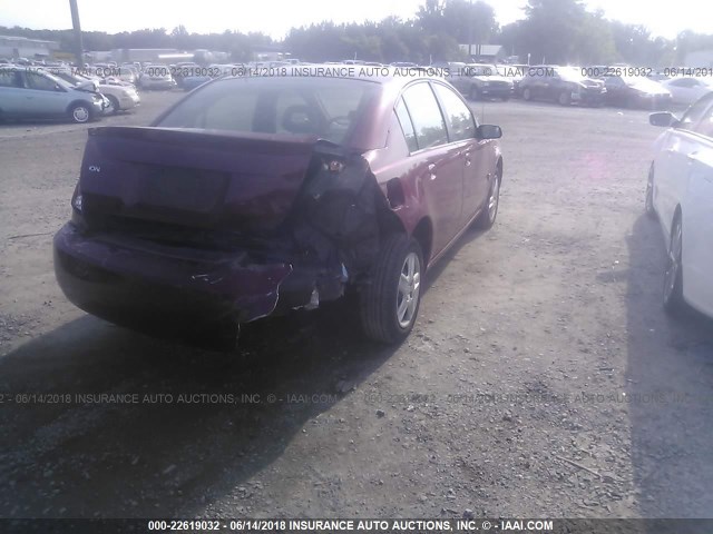 1G8AJ55F67Z140016 - 2007 SATURN ION LEVEL 2 Tünd qırmızı foto 4