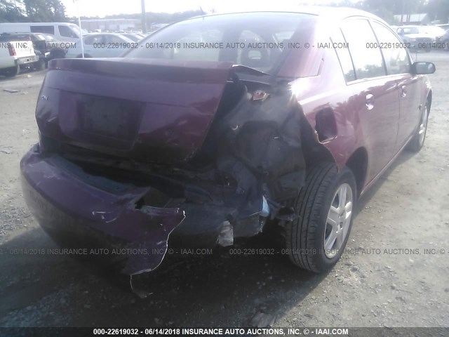 1G8AJ55F67Z140016 - 2007 SATURN ION LEVEL 2 MAROON photo 6