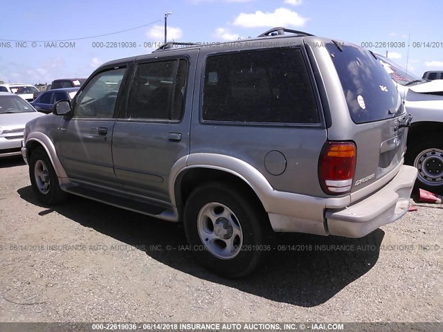 1FMZU64P8YZA95979 - 2000 FORD EXPLORER EDDIE BAUER GREEN photo 3