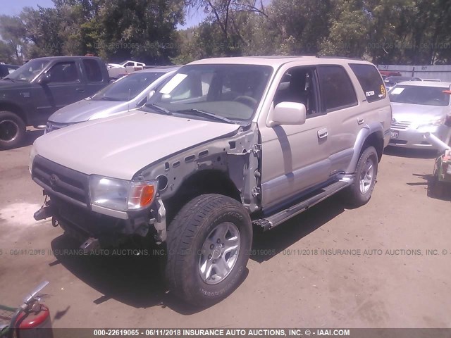 JT3HN87R7T0047901 - 1996 TOYOTA 4RUNNER LIMITED BEIGE photo 2