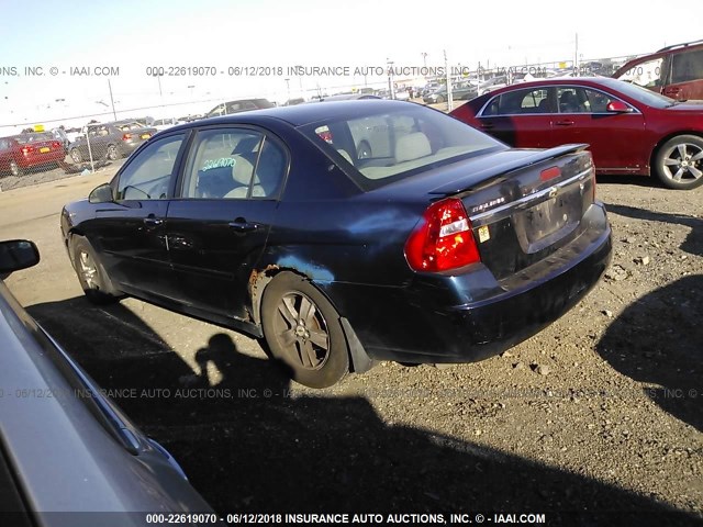 1G1ZT54835F231421 - 2005 CHEVROLET MALIBU LS 深蓝色 照片 3