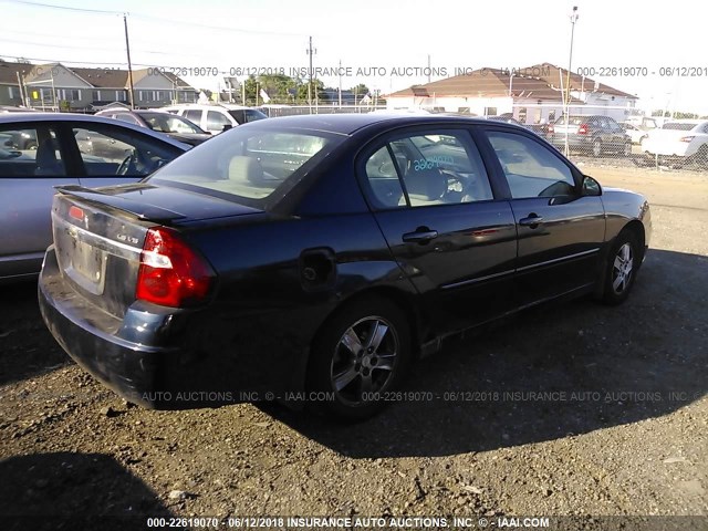 1G1ZT54835F231421 - 2005 CHEVROLET MALIBU LS 深蓝色 照片 4