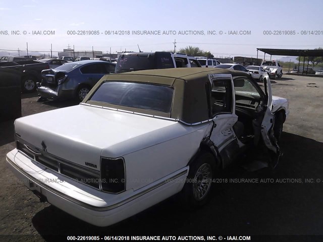 1LNLM81WXTY609603 - 1996 LINCOLN TOWN CAR EXECUTIVE WHITE photo 4