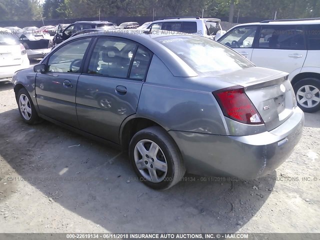 1G8AJ55F67Z104150 - 2007 SATURN ION LEVEL 2 GRAY photo 3