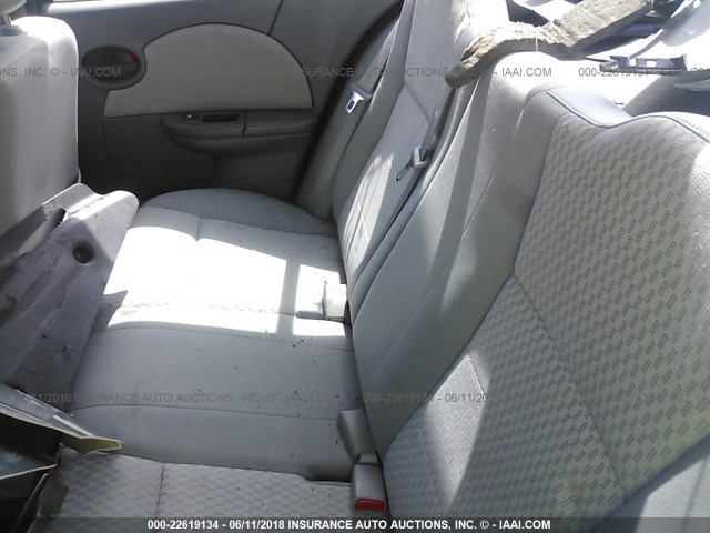 1G8AJ55F67Z104150 - 2007 SATURN ION LEVEL 2 GRAY photo 8