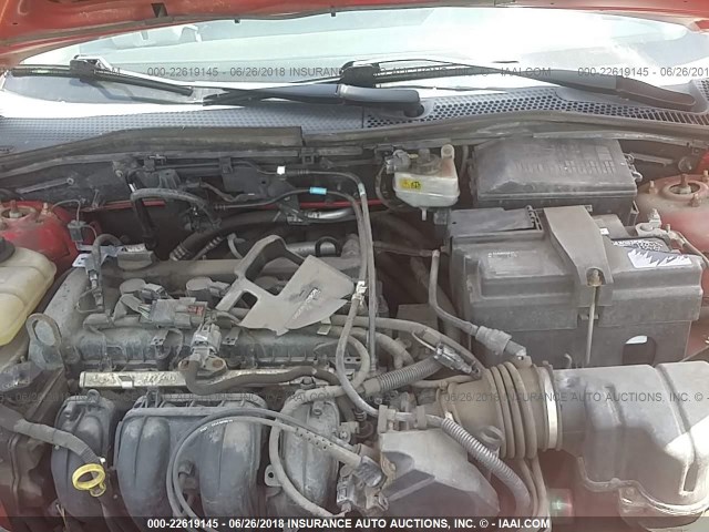 1FAHP34N37W346675 - 2007 FORD FOCUS ZX4/S/SE/SES 红色 照片 10