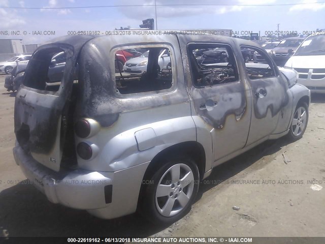 3GNDA13D46S504367 - 2006 CHEVROLET HHR LS SILVER photo 4