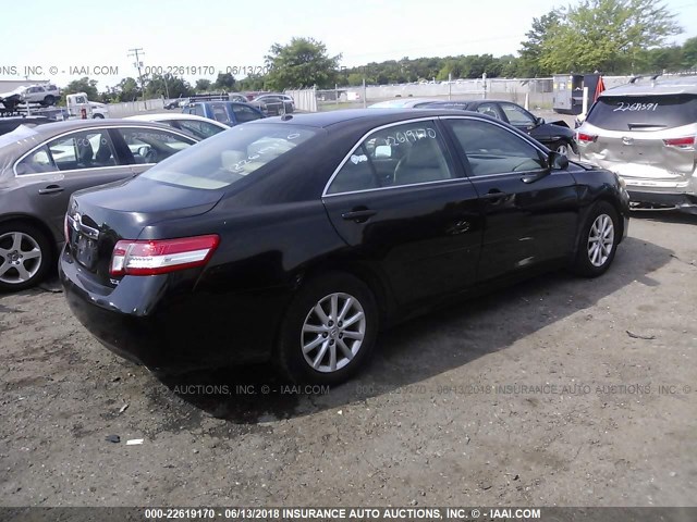 4T1BF3EK1BU143369 - 2011 TOYOTA CAMRY SE/LE/XLE 黑色 照片 4