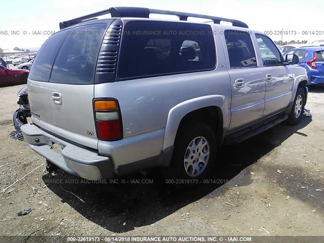 3GNFK16T74G126666 - 2004 CHEVROLET SUBURBAN K1500 GOLD photo 4