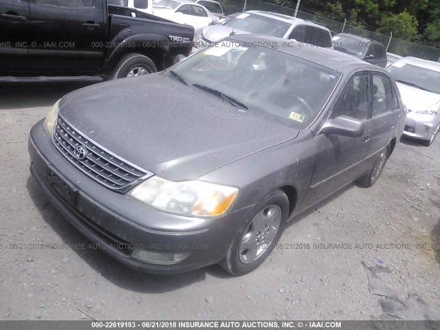 4T1BF28B83U295043 - 2003 TOYOTA AVALON XL/XLS GRAY photo 2