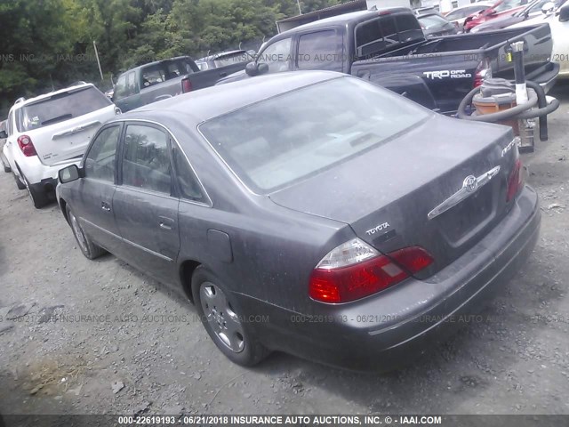 4T1BF28B83U295043 - 2003 TOYOTA AVALON XL/XLS GRAY photo 3