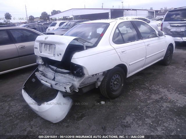 3N1CB51D14L842783 - 2004 NISSAN SENTRA 1.8/1.8S WHITE photo 4