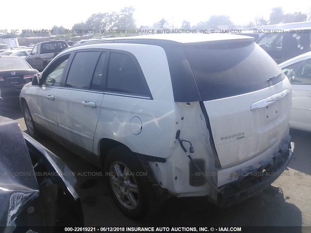 2A8GF68476R925955 - 2006 CHRYSLER PACIFICA TOURING WHITE photo 3