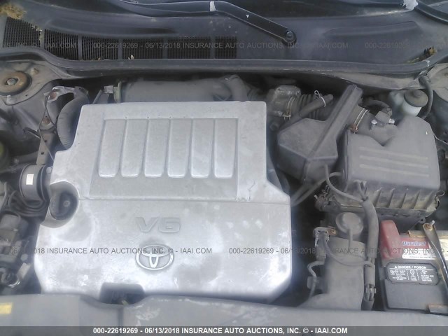 4T1BK46K57U553454 - 2007 TOYOTA CAMRY NEW GENERAT LE/XLE/SE GRAY photo 10