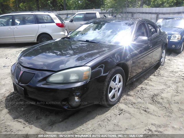 2G2WP552081111987 - 2008 PONTIAC GRAND PRIX BLACK photo 2