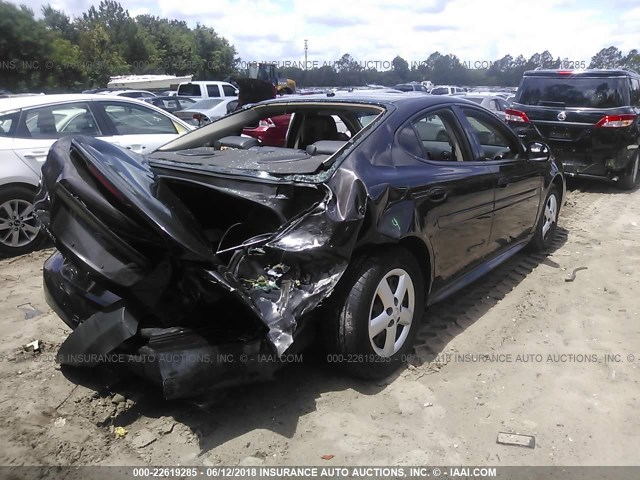 2G2WP552081111987 - 2008 PONTIAC GRAND PRIX BLACK photo 4