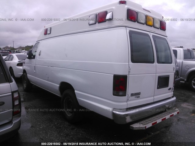 1FDSS3EL1DDA38967 - 2013 FORD ECONOLINE E350 SUPER DUTY VAN WHITE photo 3