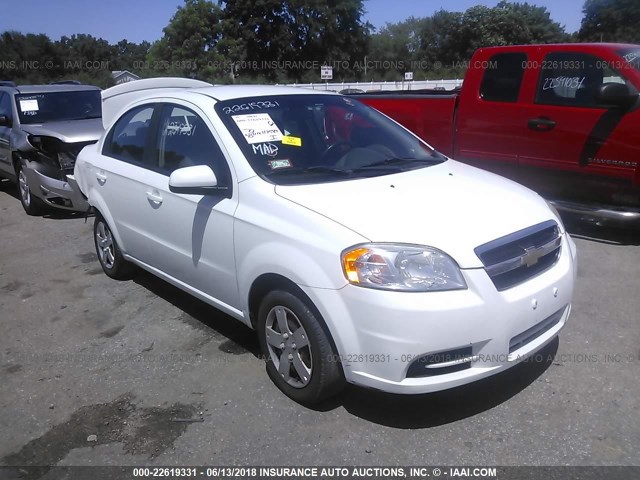 KL1TD5DE9BB258097 - 2011 CHEVROLET AVEO LS/LT 白色 照片 1