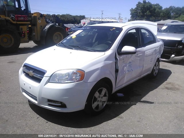 KL1TD5DE9BB258097 - 2011 CHEVROLET AVEO LS/LT 白色 照片 2