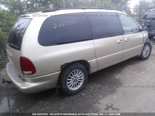 1C4GP54LXYB702600 - 2000 CHRYSLER TOWN & COUNTRY LXI GOLD photo 4