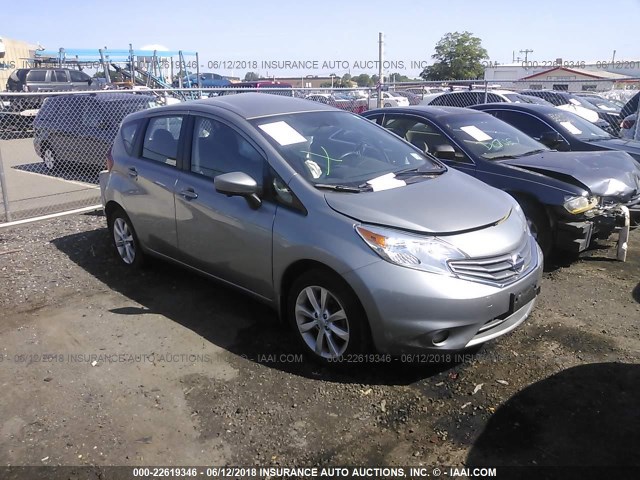 3N1CE2CP9FL398701 - 2015 NISSAN VERSA NOTE S/S PLUS/SV/SL/SR SILVER photo 1