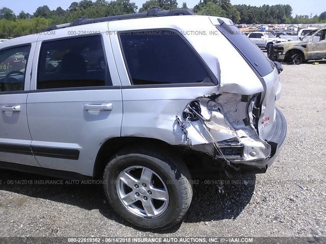 1J4HS48N66C210303 - 2006 JEEP GRAND CHEROKEE LAREDO/COLUMBIA/FREEDOM 银色 照片 6